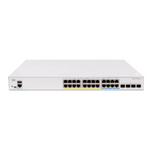 Cisco Catalyst 1300X-24P-4X L3 Managed PoE+ Switch | 24x GE + 4x 10G SFP28 | 385W