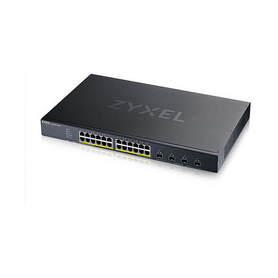 Switch Zyxel XGS1935‑28HP / Managed L3 / 28‑Port Gigabit PoE+ / 375W