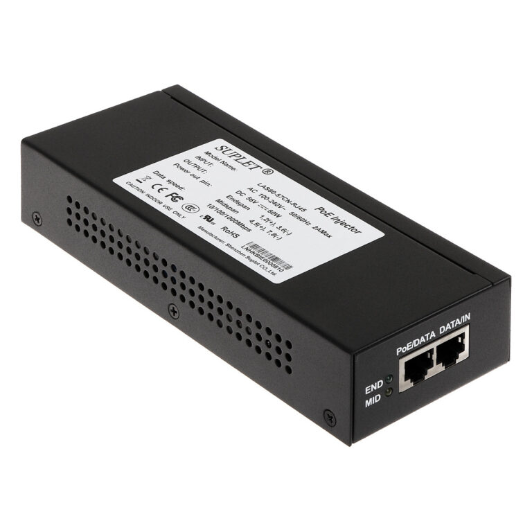 PoE Injector HIKVISION / LAS60‑57CN‑RJ45 / 60W