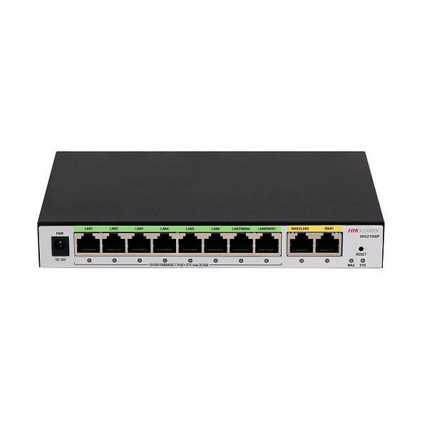 Ruter HIKVISION / DS‑3WG210GP‑SI / All‑in‑One PoE Router / 10x PoE Ports
