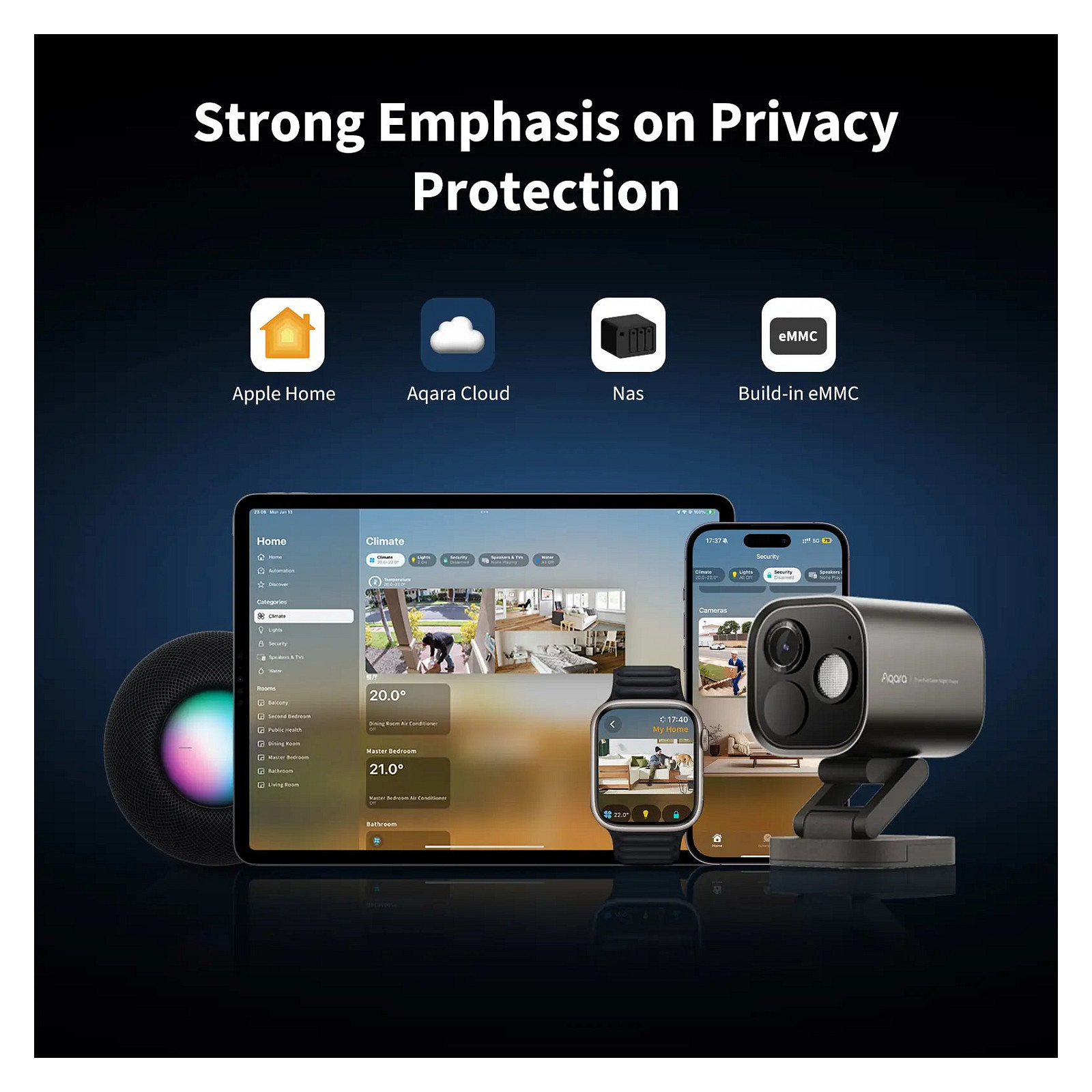 Kamerë Digjitale Aqara / Camera Hub G5 Pro / PoE - Gri - Figura 4