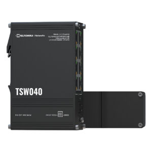 Switch Teltonika TSW040 / Unmanaged / 8‑Port Fast Ethernet / PoE / Unmanaged / DIN‑Rail