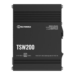 Teltonika TSW200 Industrial PoE Switch 8 Port Gigabit + 2 SFP | Unmanaged | 240W 6