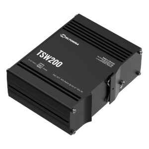 Teltonika TSW200 Industrial PoE Switch 8 Port Gigabit + 2 SFP | Unmanaged | 240W 7