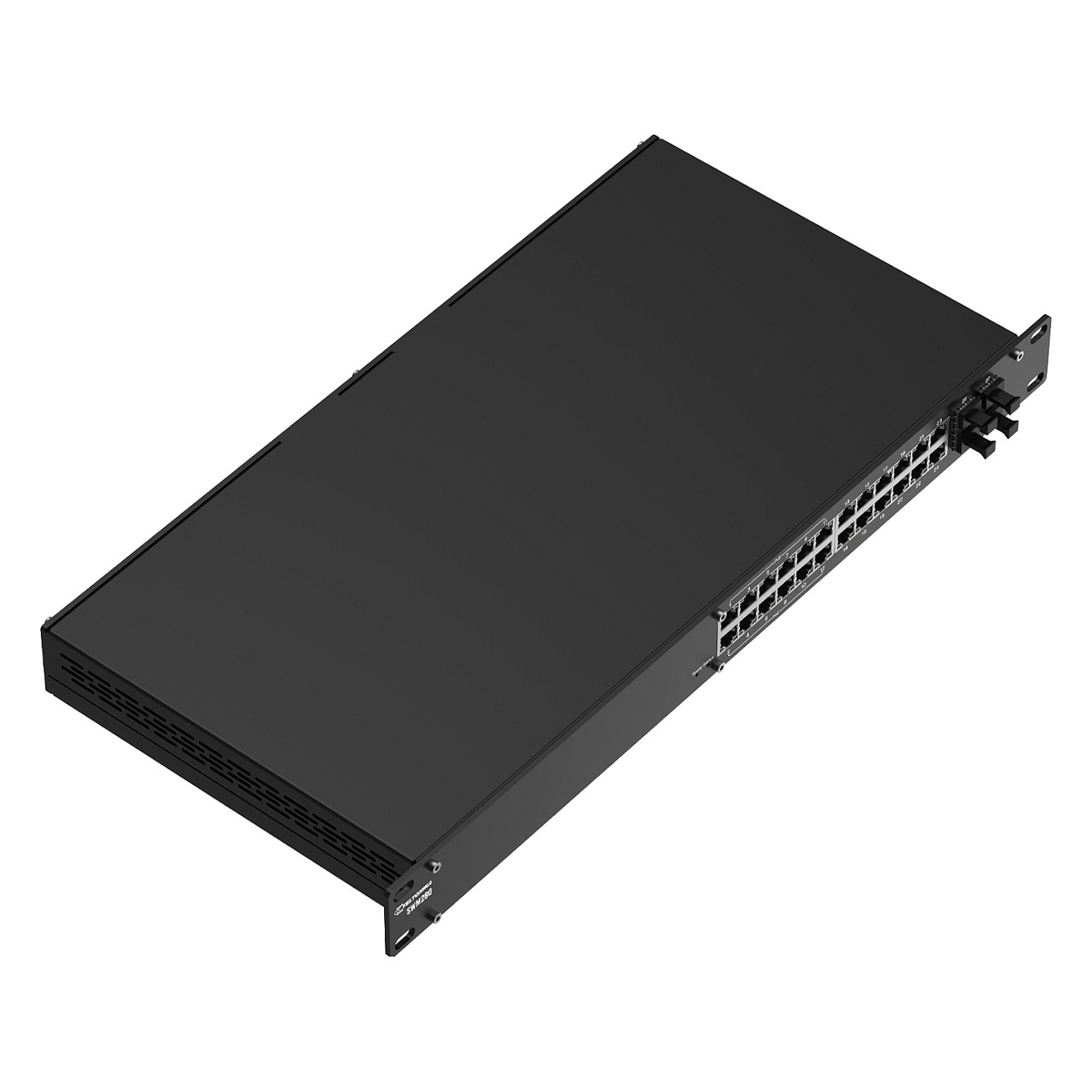Teltonika SWM280 L2+ Managed PoE Switch 24 Port | 12x PoE + 4x SFP | 300W | 19″ Rack 3