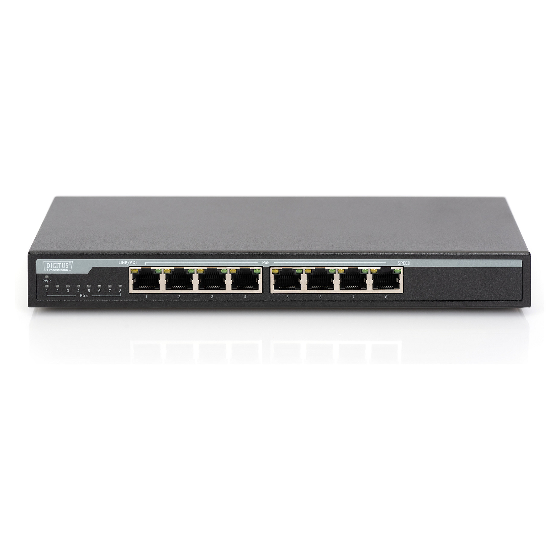 DIGITUS 8-Port Gigabit PoE Desktop Switch | Unmanaged | 135W | DN-95340 - Figura 3