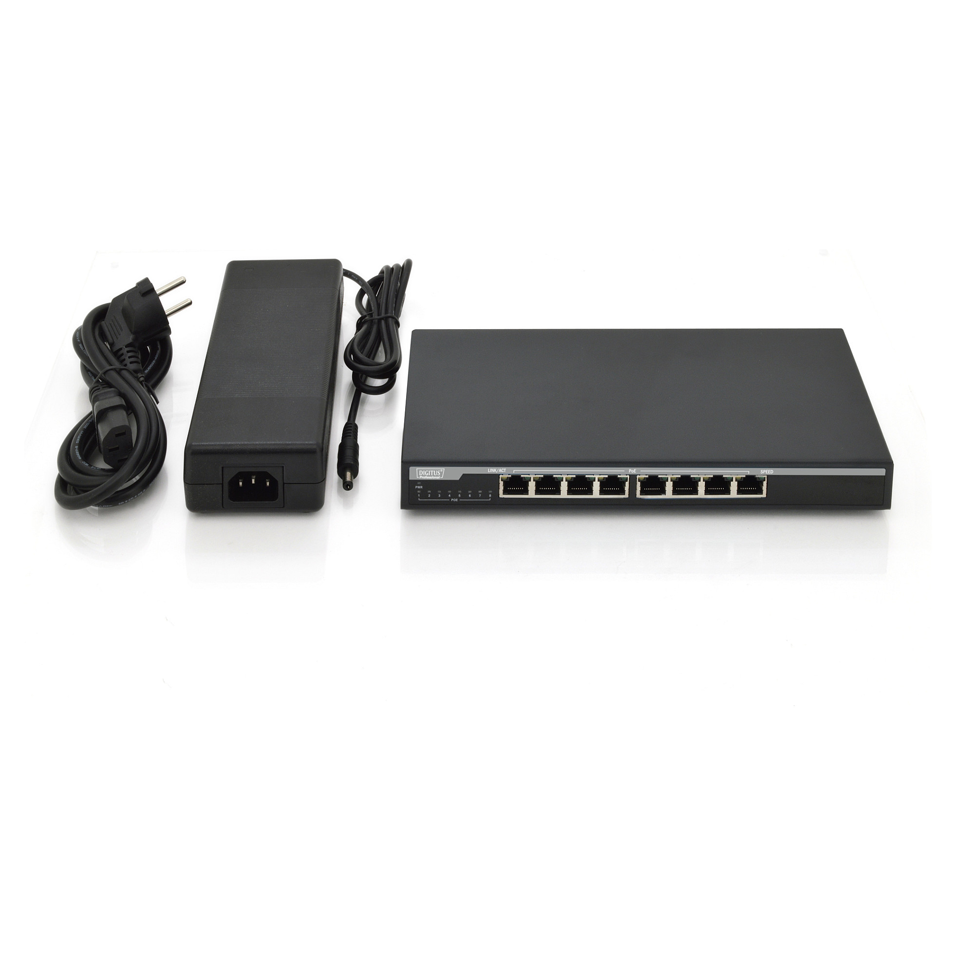 DIGITUS 8-Port Gigabit PoE Desktop Switch | Unmanaged | 135W | DN-95340 - Figura 5