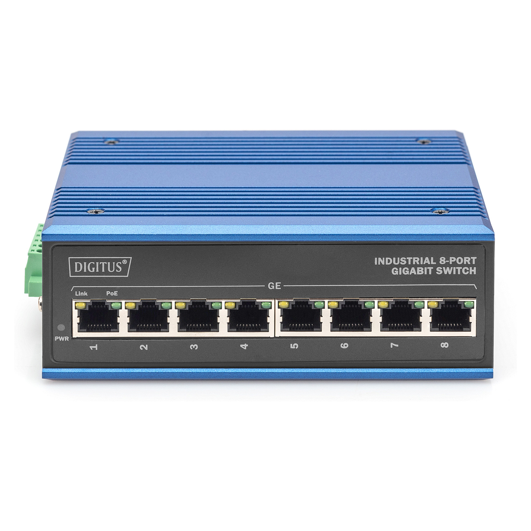 Switch DIGITUS / 8‑Port Gigabit / Industrial / PoE+ / Unmanaged - Figura 2