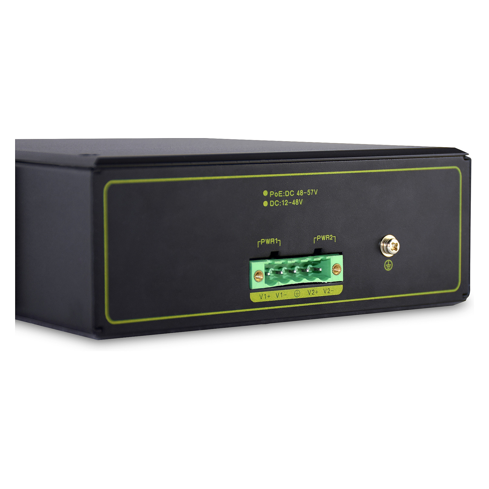 DIGITUS Industrial PoE Switch 4 Port + 2 SFP Uplink | Gigabit | DIN Rail | DN-651109 - Figura 2