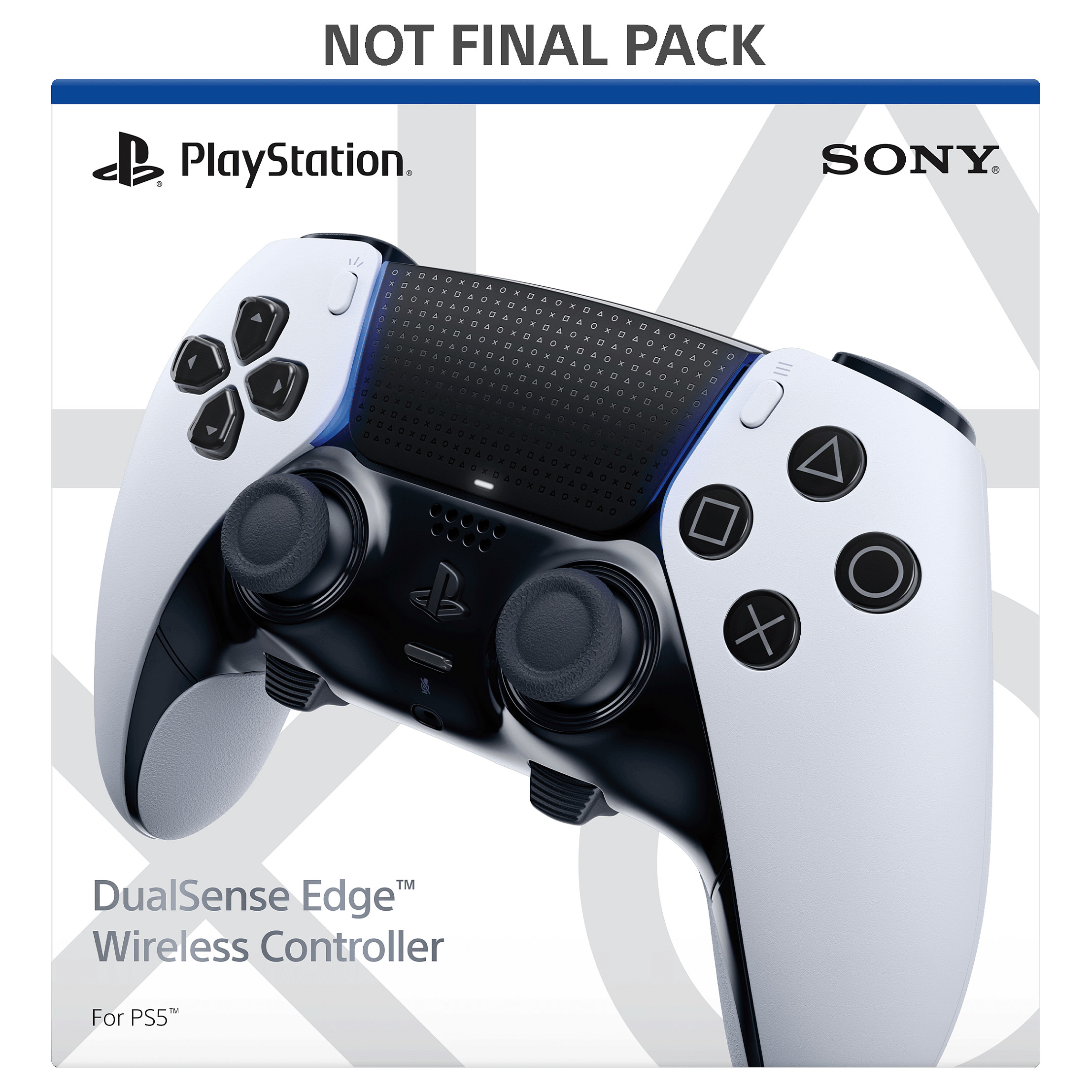 Kontroller Sony PlayStation DualSense Edge Wireless - Bardhë/Zezë - Figura 4