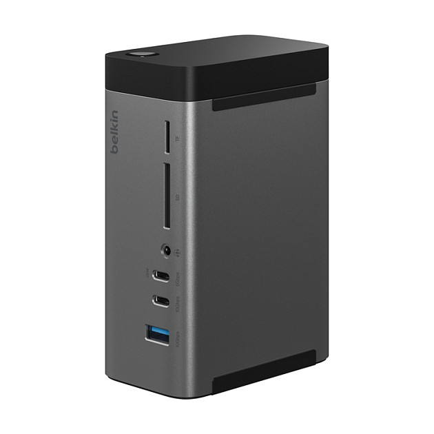 Docking Station Belkin / 11-in-1 Pro / 1xUSB-A / 4xUSB-C / 2xHDMI / LAN / MicroSD + SD - Gri - Figura 3