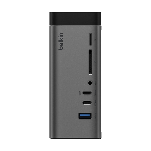 Docking Station Belkin / 11-in-1 Pro / 1xUSB-A / 4xUSB-C / 2xHDMI / LAN / MicroSD + SD - Gri - Figura 4