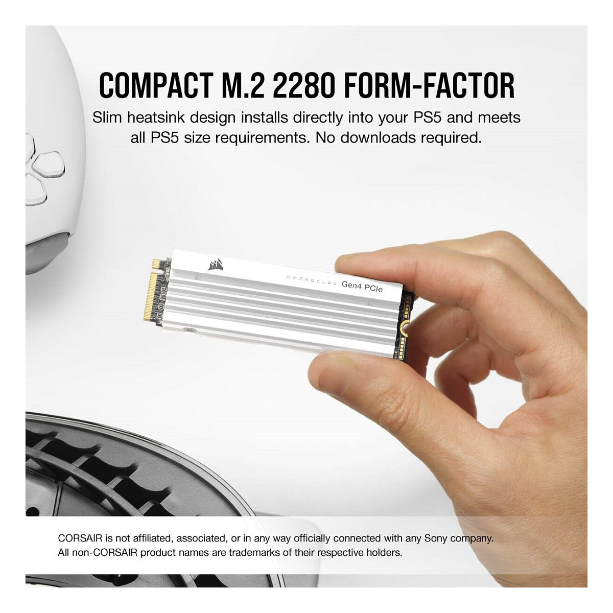 SSD të Brendshme M.2 / 4 TB / CORSAIR / PCI‑E NVMe Gen4 / MP600 PRO LPX - Figura 5