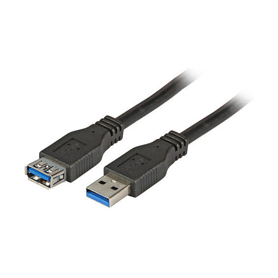 Kabllo USB 3.0 Extension Cable / USB-A to USB-A / Male to Female / 3m - Zezë