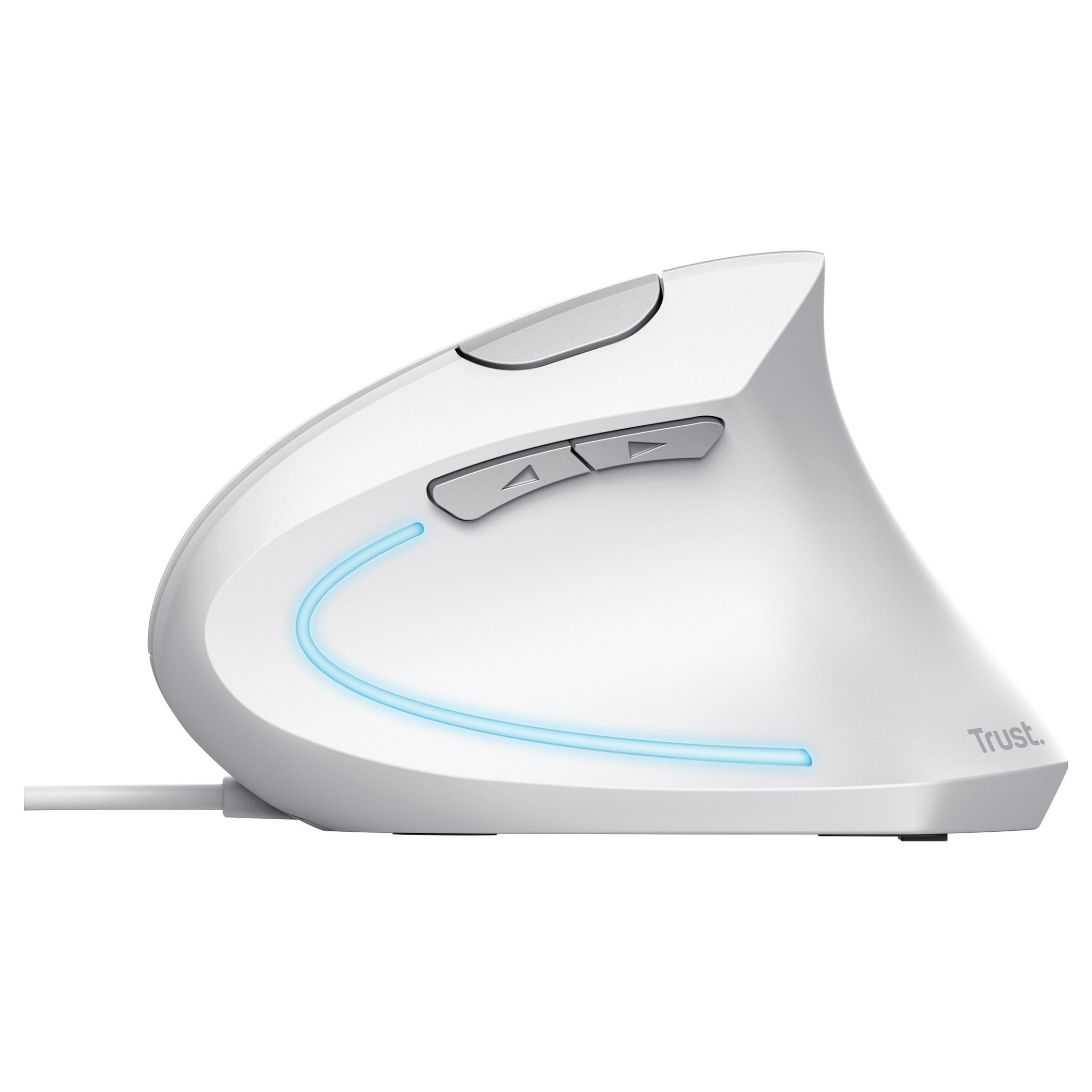 Maus me kabllo Trust Verto Ergonomic 1600 DPI -Bardhë - Figura 5