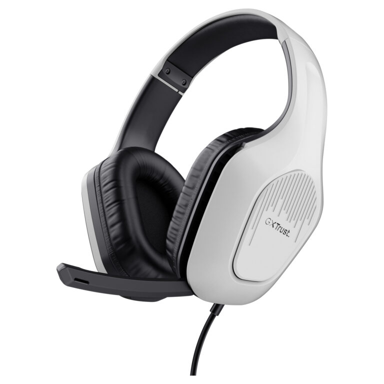 Kufje Gaming Trust GXT 415W Zirox Wired - Bardhë