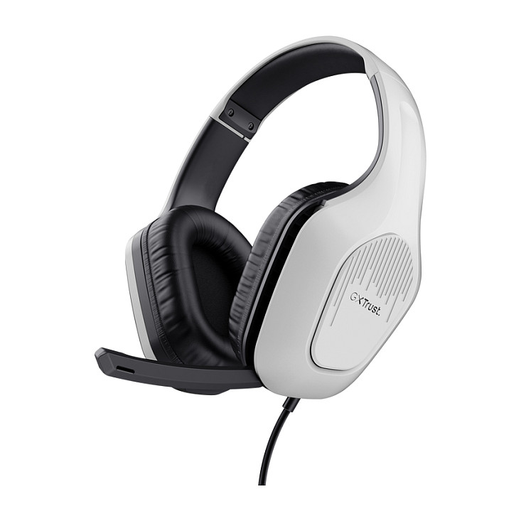 Kufje Gaming Trust GXT 415PS Zirox Wired - Bardhë/Zezë