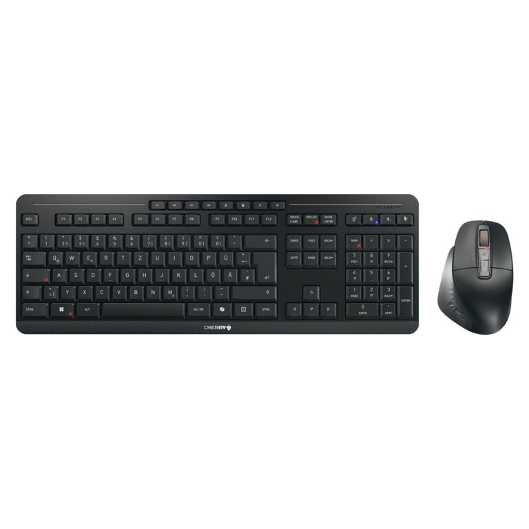 Combo (Tastierë & Maus) Cherry STREAM Desktop Ultimate / Wired & Wireless / QWERTZ / German Language - Zezë