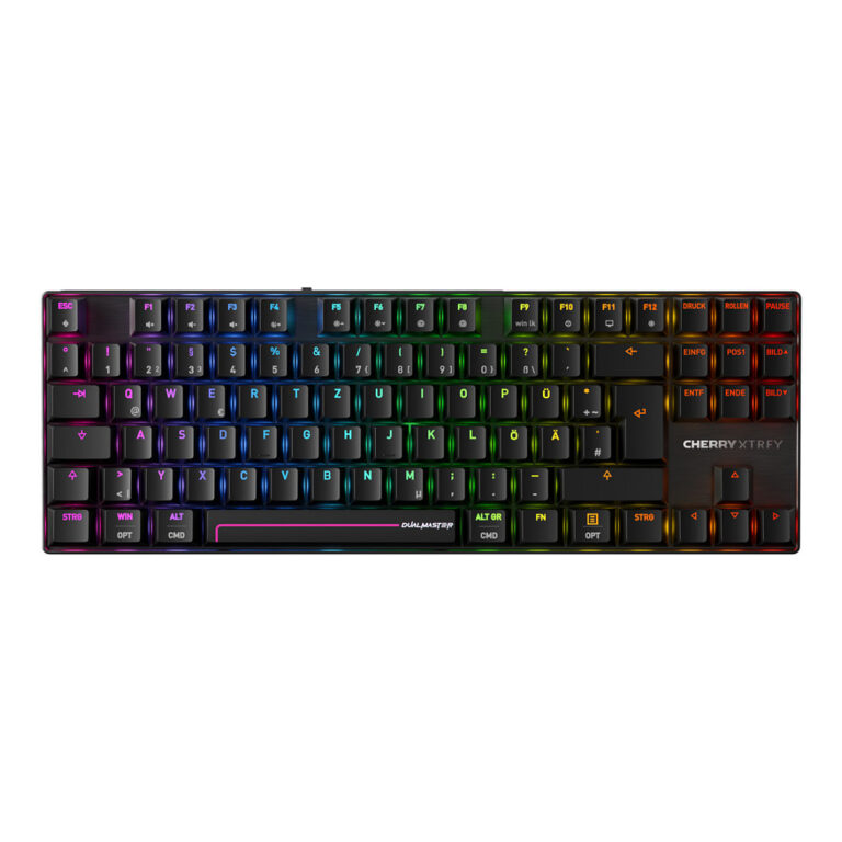 Tastierë Gaming Cherry XTRFY MX 8.2 Pro TMR / Wired & Wireless / QWERTZ / German Language - Zezë