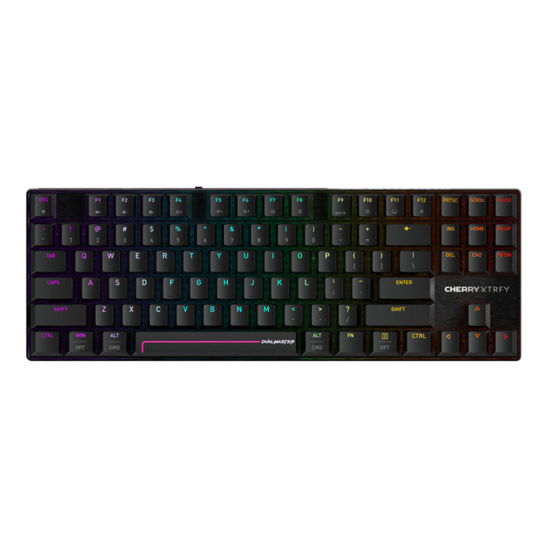 Tastierë Gaming Cherry XTRFY MX 8.2 Pro TMR / Wired & Wireless / QWERTY / US Language - Zezë
