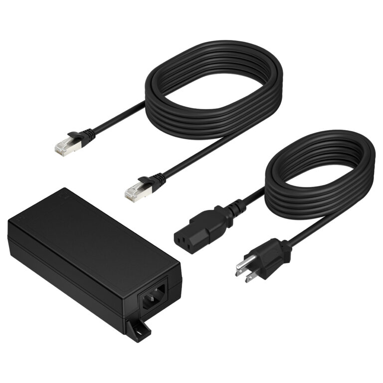 PoE Adapter Poly / PoE++ 65W / 2.5G / 3.66m CAT6A Cable / EU