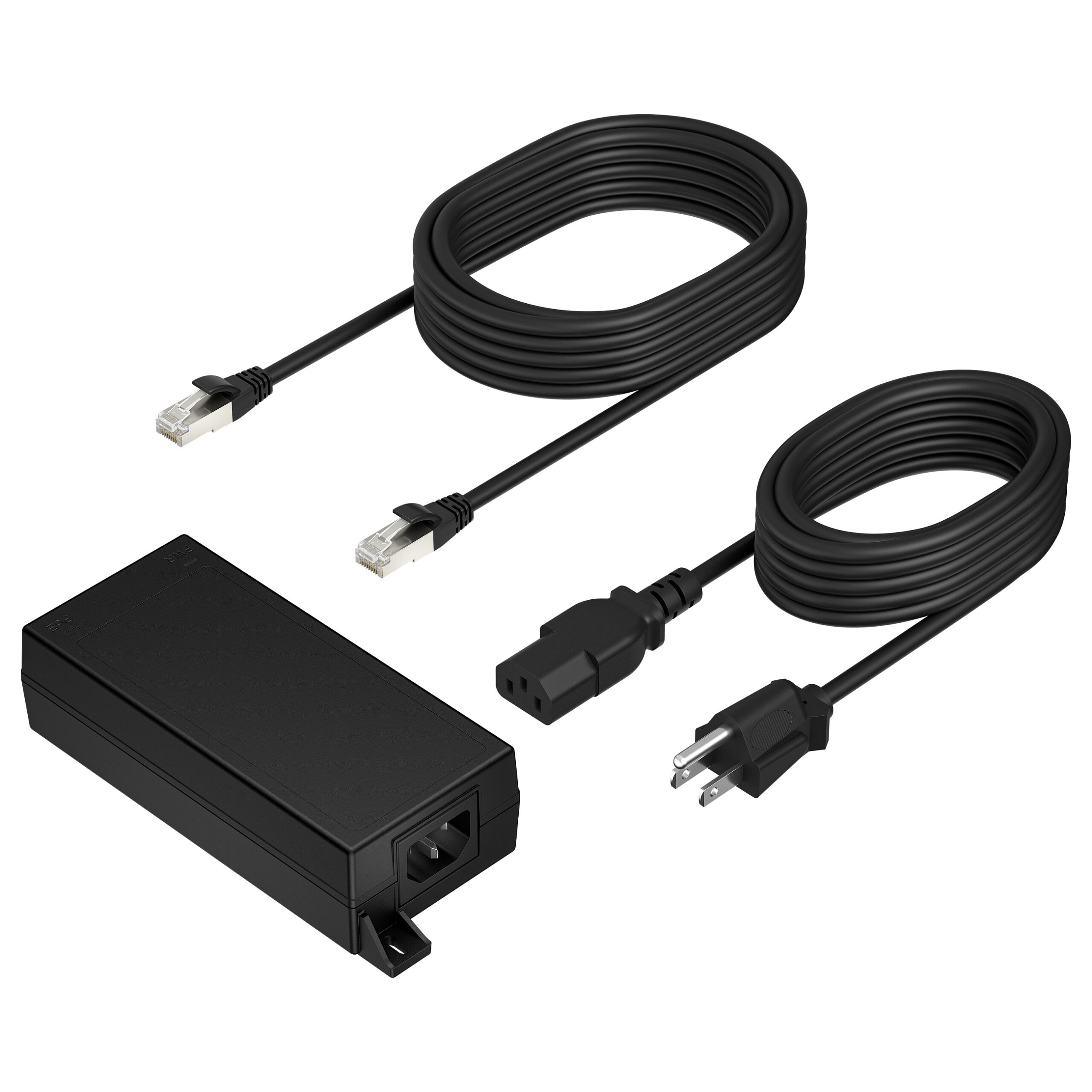 PoE Adapter Poly / PoE++ 65W / 2.5G / 3.66m CAT6A Cable / EU