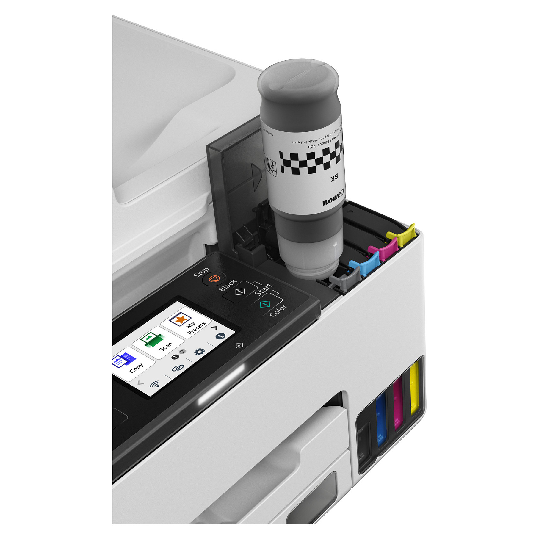 Printer Multifunksional Canon MAXIFY GX2050 / 3‑in‑1 / 15ipm / Wi-Fi – Bardhë - Figura 2