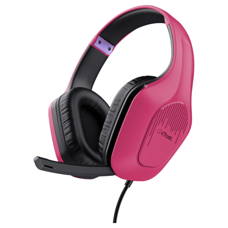 Kufje Gaming Trust GXT 415P Zirox Wired - Rozë