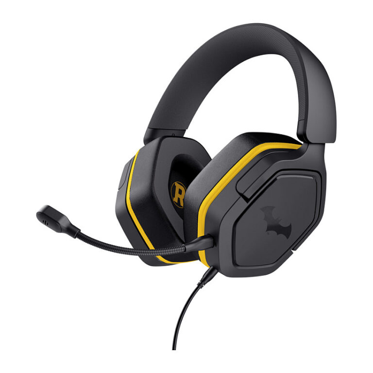 Kufje Gaming Trust GXT 25784 Carus Batman - Zezë/Verdhë