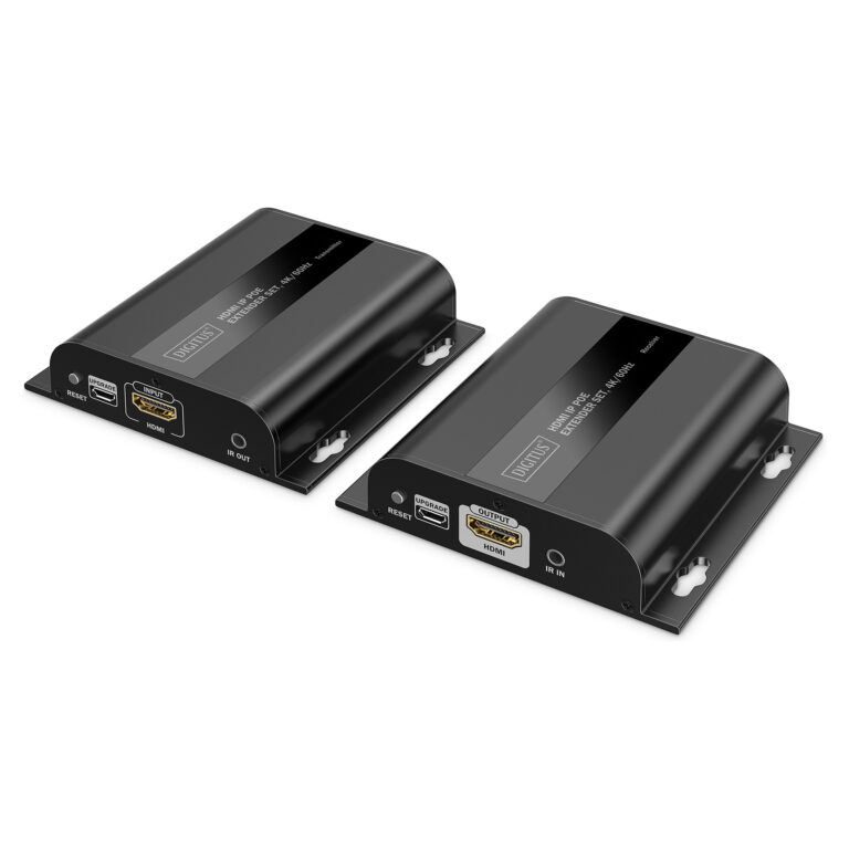 Extender Set DIGITUS / HDMI over IP / PoE / 4K60Hz - Zezë