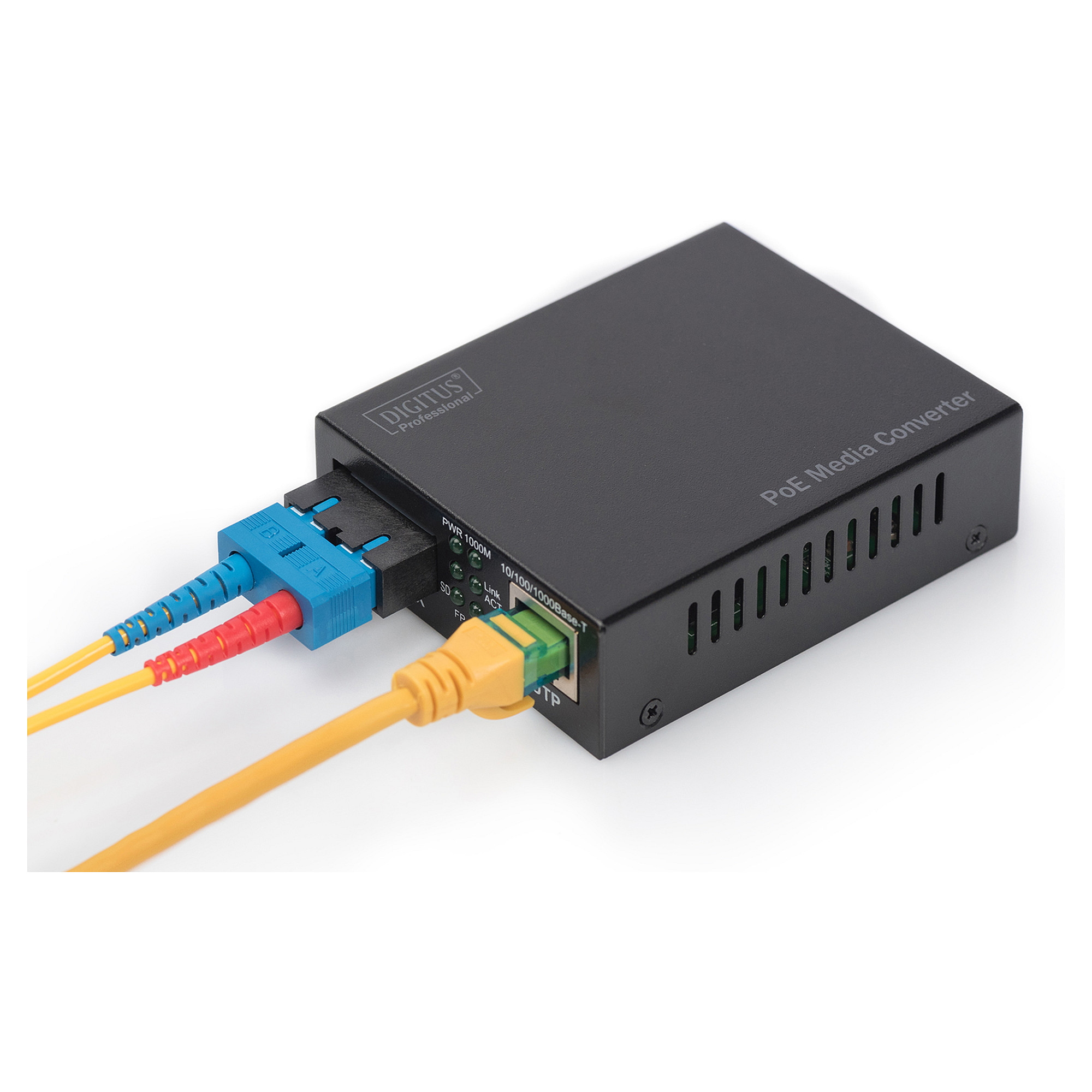 Media Converter DIGITUS / Gigabit PoE / RJ45–SC Multimode / PSE - Figura 2