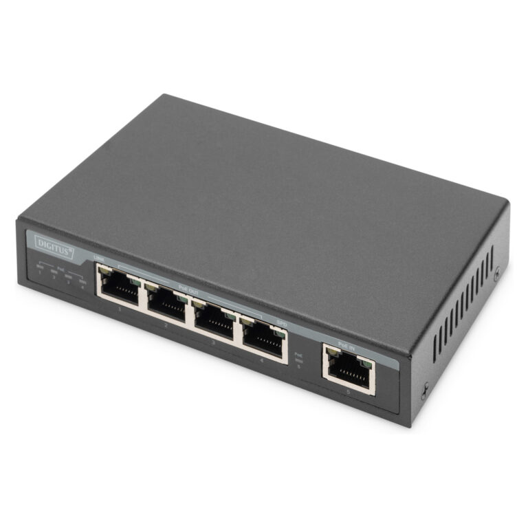 Extender PoE DIGITUS / 4PPoE / 4-Port / 85W / 100m