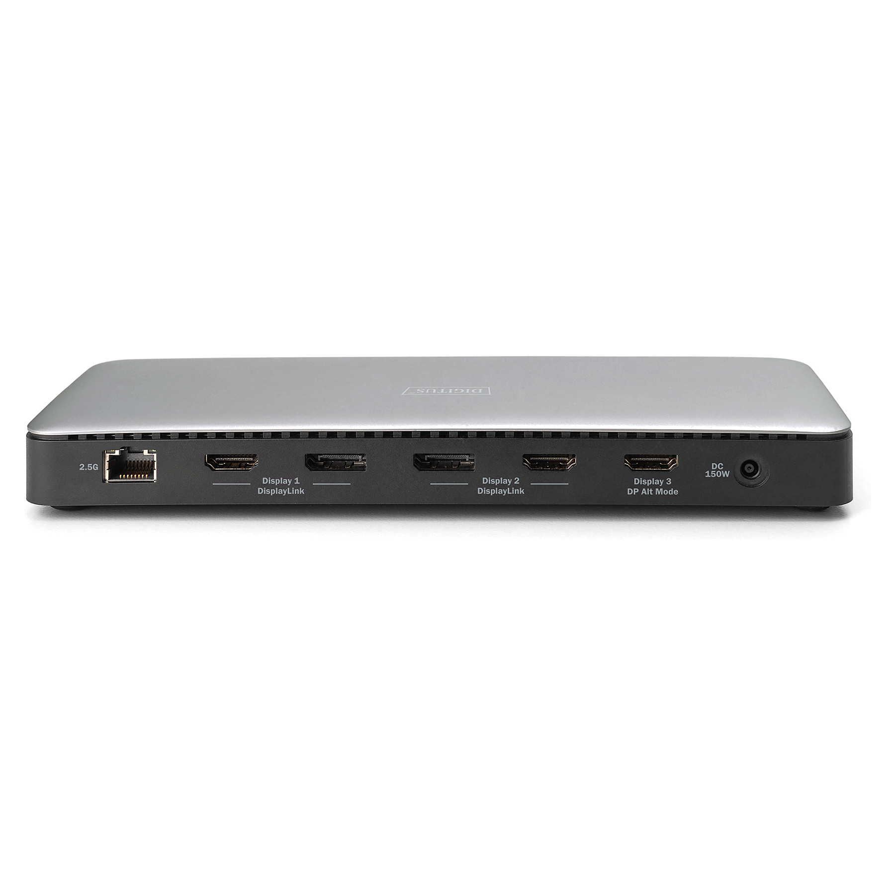 Docking Station Digitus / 3xHDMI / 2xDisplayPort / 4xUSB‑A / 1xUSB‑C / LAN - Zezë / Gri - Figura 5