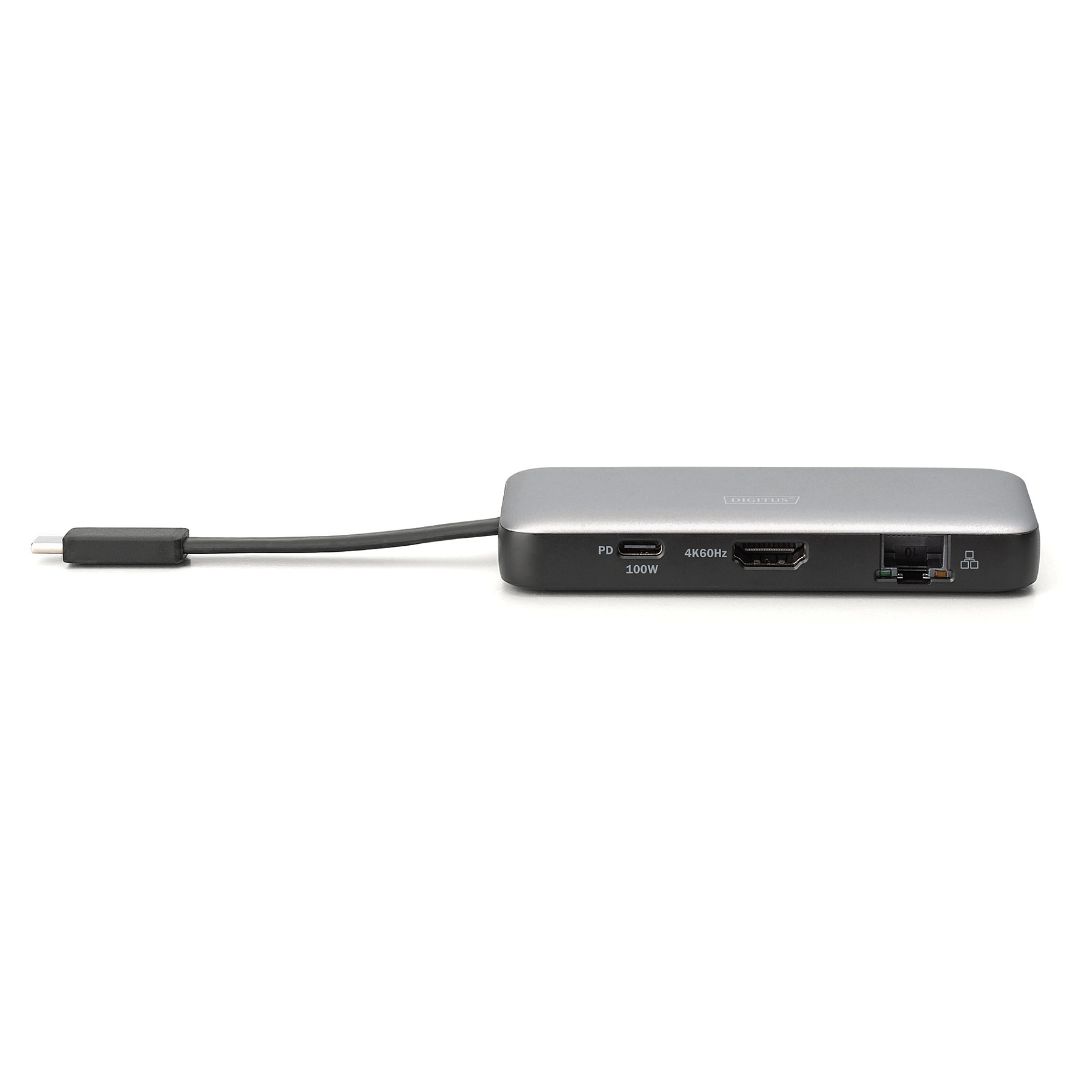 Docking Station Digitus / 1xUSB‑C / 2xHDMI / 2xUSB-A / LAN / SD + MicroSD - Gri / Zezë - Figura 4