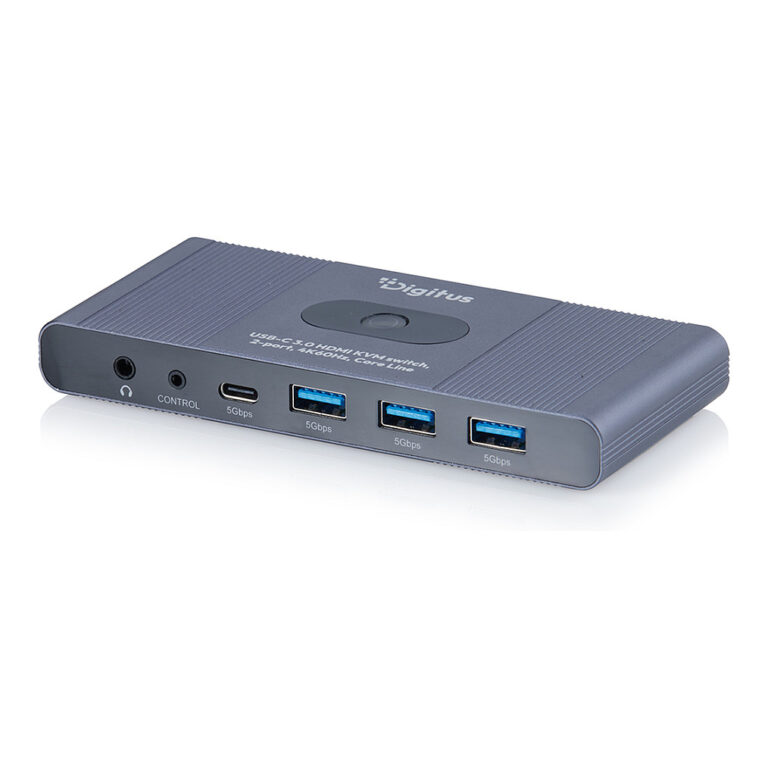 Docking Station Digitus Coreline / 3xUSB‑C / 3xHDMI / 3xUSB‑A - Gri