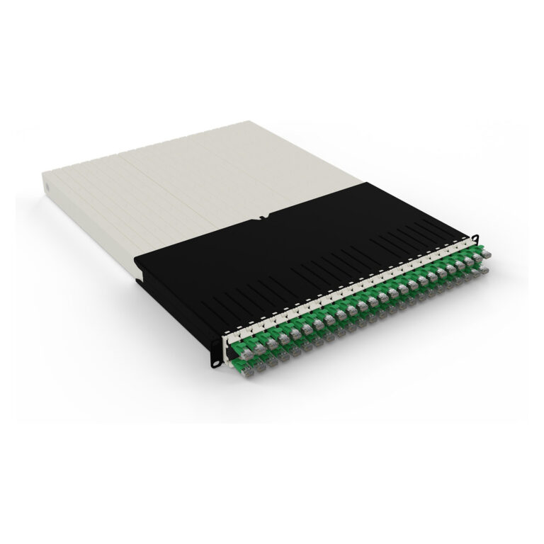 Aksesorë për rrjet Patchbox / Cable Management System / 30RU / STP / 1.8m / 24 Cassettes / Patch Cable Cat.6a U/FTP / PoE - Gjelbër