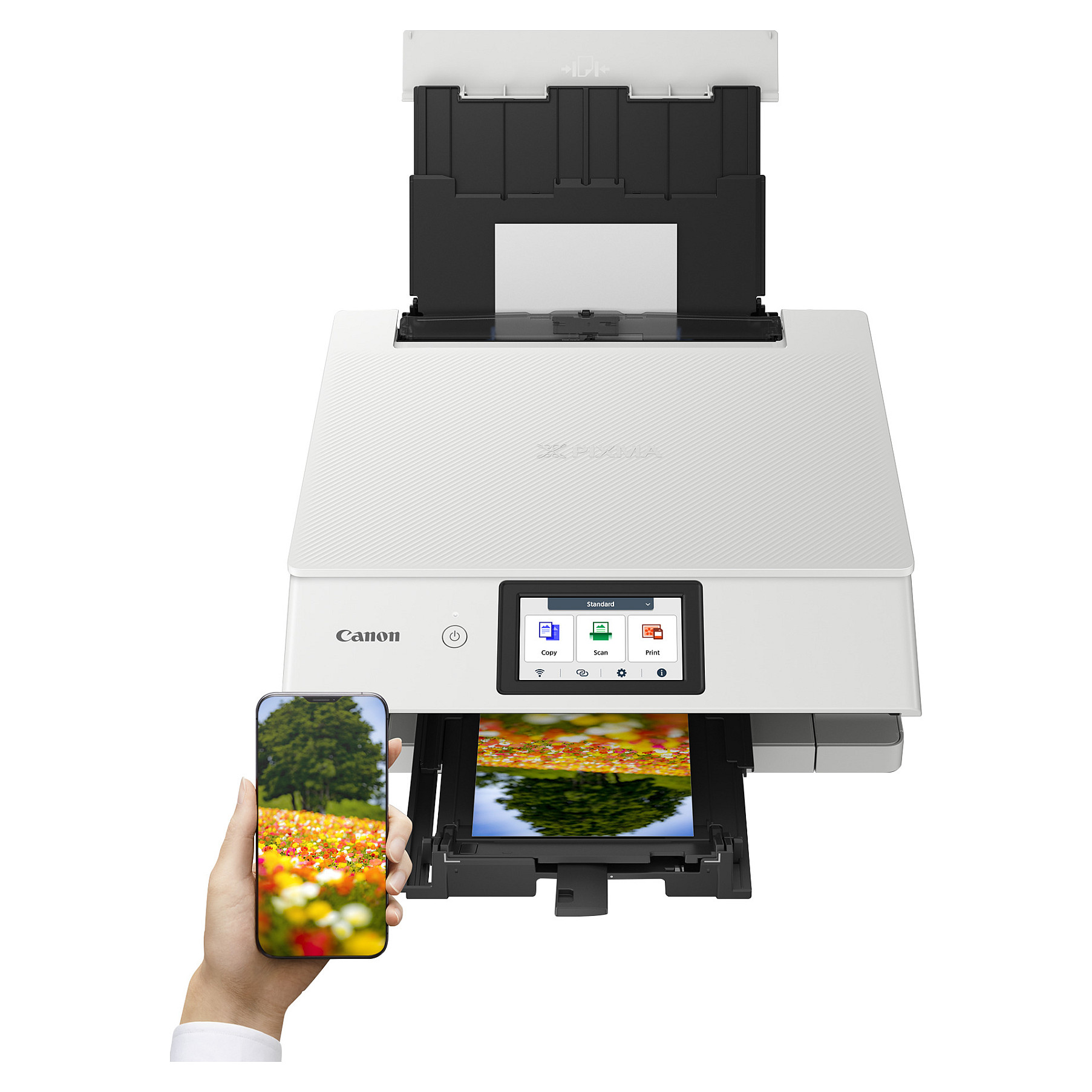 Printer Multifunksional Canon PIXMA TS8751 / 3‑in‑1 / 15ipm / Wi‑Fi – Bardhë - Figura 4