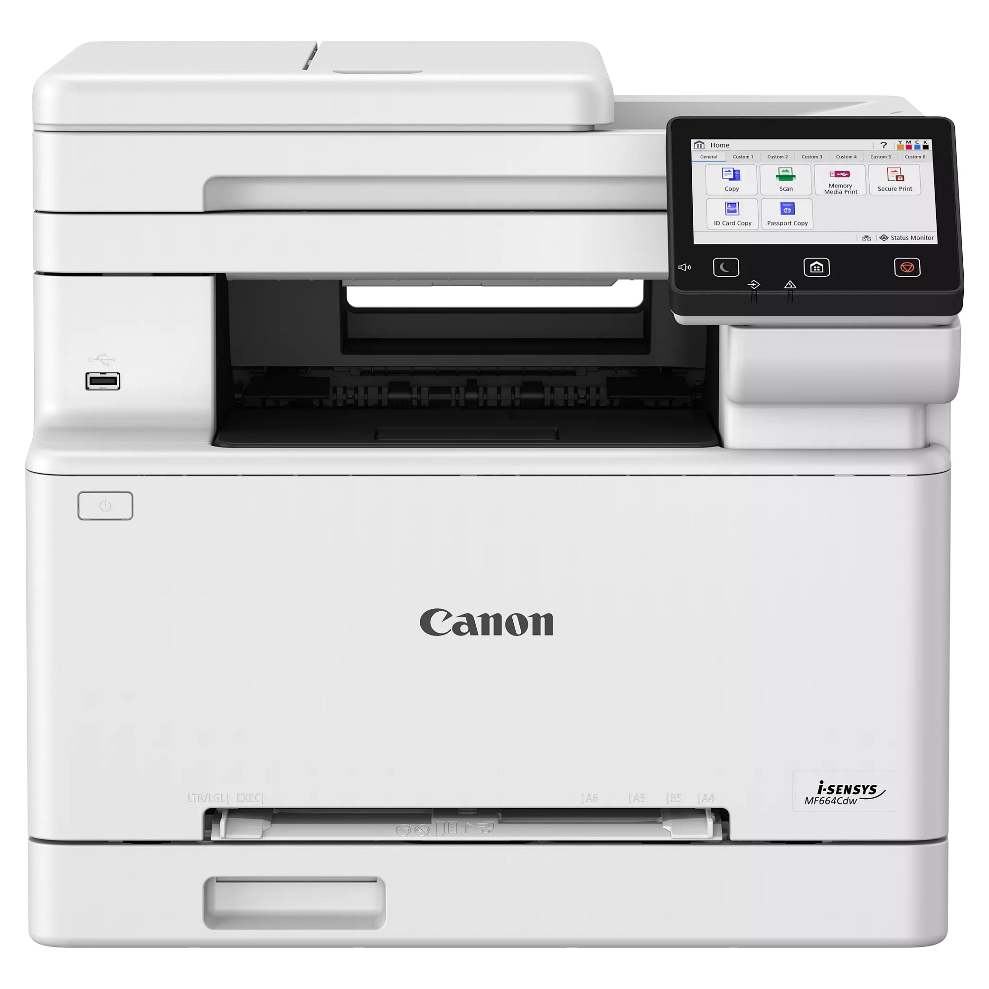 Printer Multifunksional Canon i‑SENSYS MF664Cdw / 4‑in‑1 / 25ppm / Wi-Fi – Bardhë