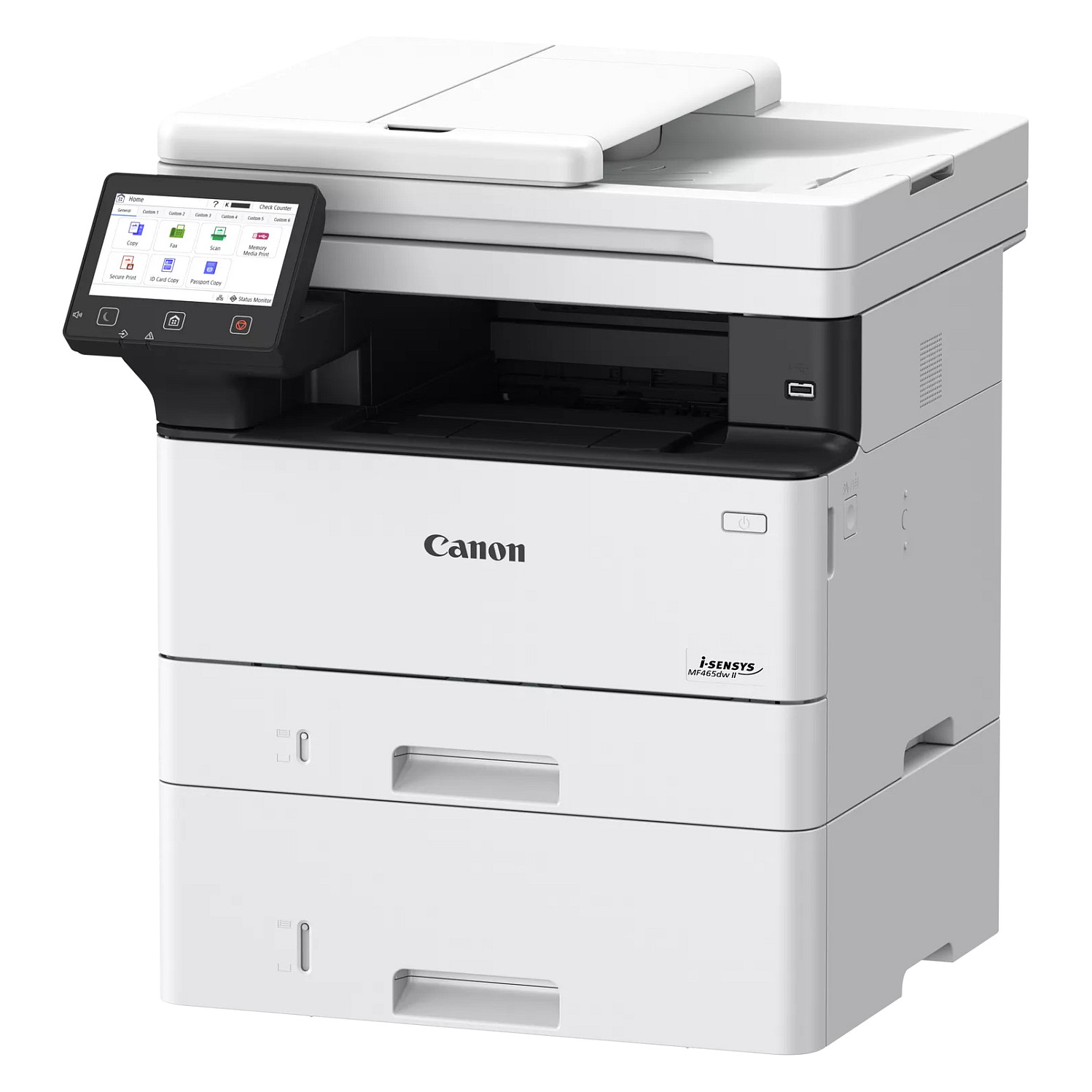 Printer Multifunksional Canon i‑SENSYS MF465dw II / 4‑in‑1 / 40ppm / Wi-Fi – Bardhë - Figura 2
