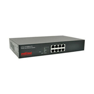 Switch ROLINE PoE Fast Ethernet 8 Port 8x PoE