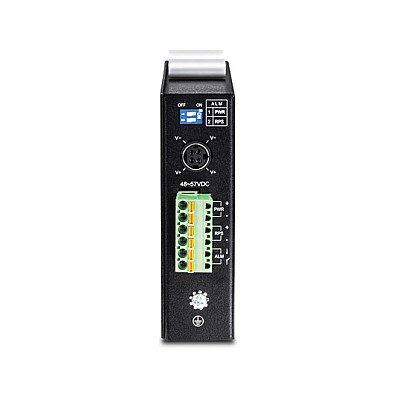 TRENDnet TI-PG541i 6-Port Gigabit PoE+ Managed Industrial Switch 120W L2 4x PoE+ 1x SFP DIN-Rail Rugged -40°C to 70°C - Figura 3