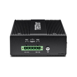 TRENDnet TI-UPG62 6-Port Gigabit Ultra PoE Industrial Switch 240W 4x Ultra PoE 2x SFP DIN-Rail Managed IP30 -40°C to 75°C 6