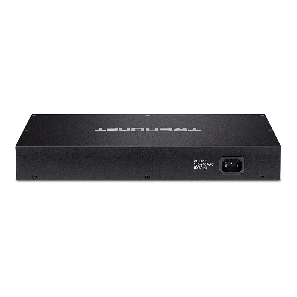 TRENDnet TPE-3012LS 12-Port Gigabit PoE+ Smart Surveillance Switch 110W 2x SFP Web Managed Rackmount 3
