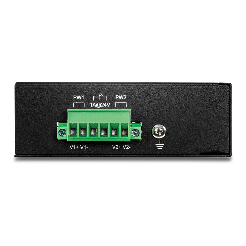 TRENDnet TI-PE80 8-Port Fast Ethernet PoE+ Industrial Switch 200W DIN-Rail Unmanaged 4