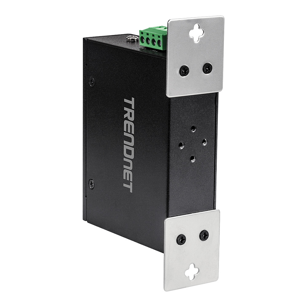 TRENDnet TI-PE70 5-Port Gigabit PoE+ Industrial Switch 120W DIN-Rail Unmanaged Industrial Ethernet Switch 5