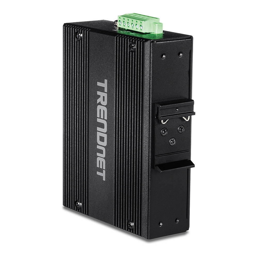 TRENDnet TI-PG80B 8-Port Gigabit PoE+ Industrial Managed Switch 200W DIN-Rail 24–56V Dual Power IP50 5