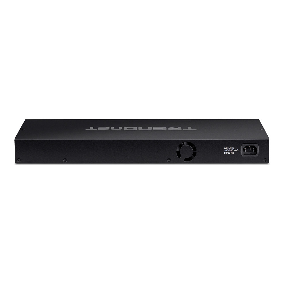 TRENDnet TPE-BG182G 18-Port Gigabit PoE++ Switch 440W 2x SFP Industrial Web Smart Managed Rackmount 3