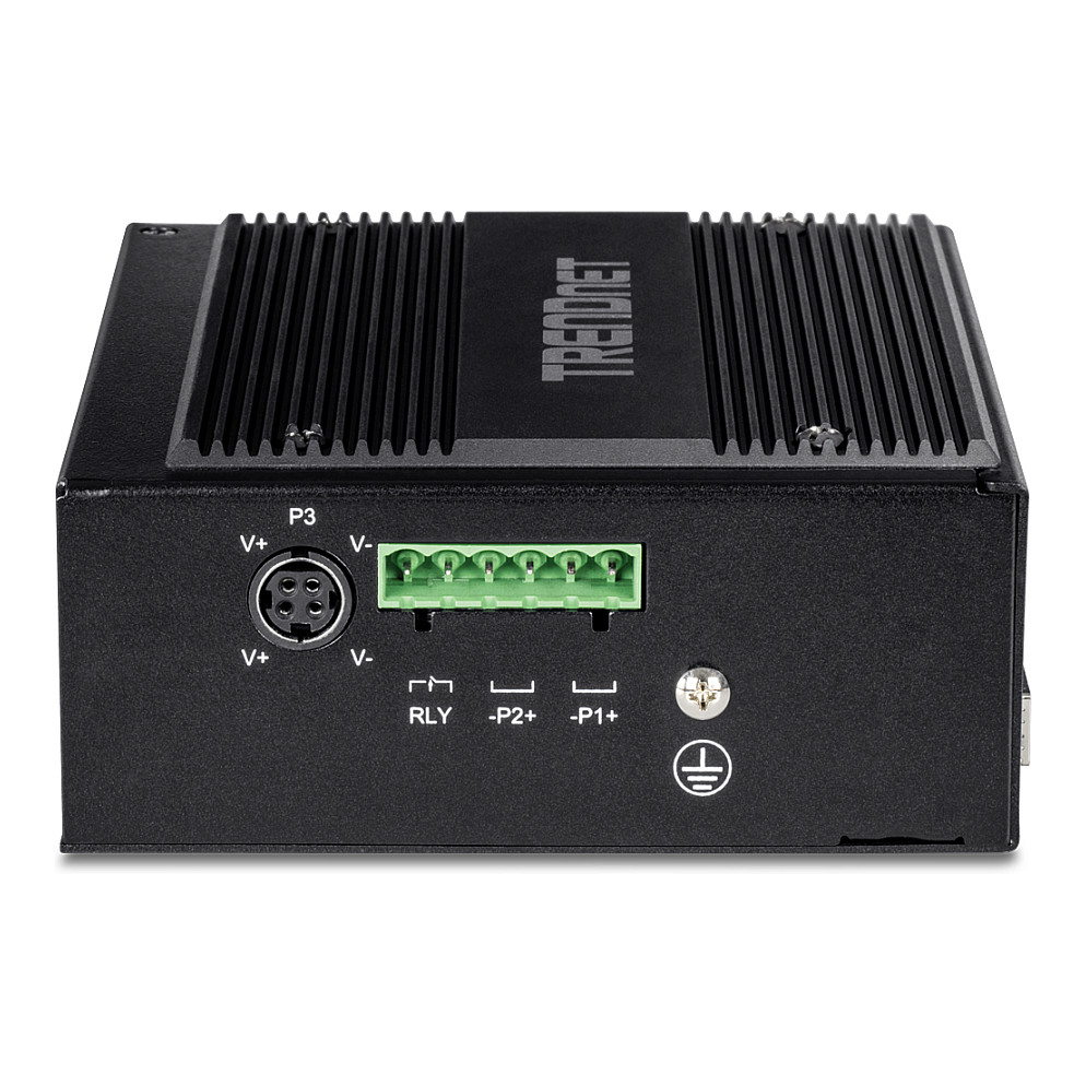 TRENDnet TI-BG104 Industrial 10-Port Gigabit PoE++ Switch 360W 2x SFP DIN-Rail Managed 5