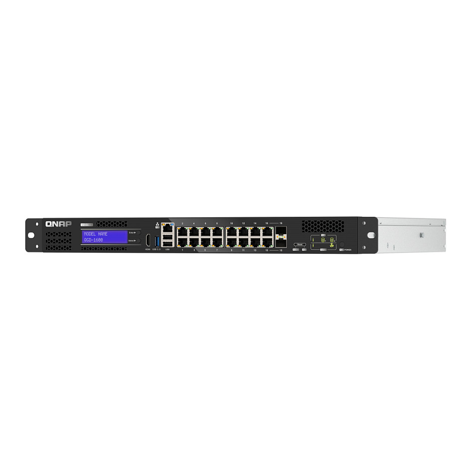 QNAP QGD-1600 Smart PoE Switch NAS Hybrid 16-Port Gigabit PoE++ 2x SFP Combo Rackmount 4