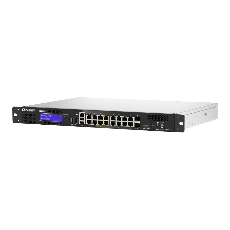 QNAP QGD-1600 Smart PoE Switch NAS Hybrid 16-Port Gigabit PoE++ 2x SFP Combo Rackmount 5